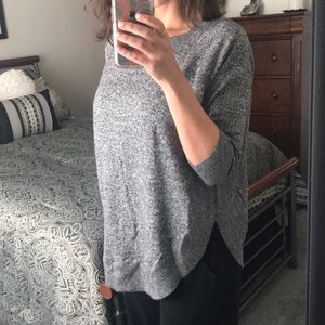 Express light stretchy grey sweater.